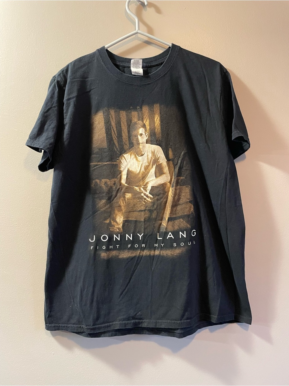 Jonny lang 2014 world tour Gildan Black Graphic Tee
